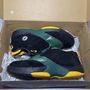 Men’s Reebok Answer 5 V Bethel High School Iverson Green Sz 11.5 Sneakers FX7199